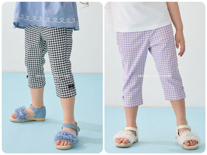 Japanese children's clothing aF#a325 contact cold stretch leggings 100-160cm girls summer PANTS 