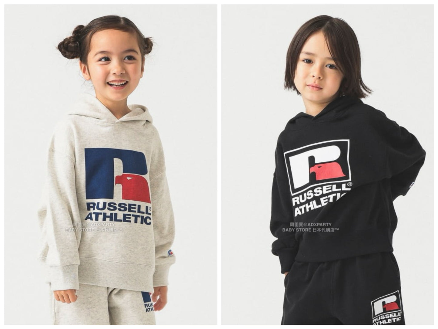 日本童裝 B:MING by BEAMS【別注版】RUSSELL ATHLETIC 連帽衛衣 110-150cm 男童款/女童款 秋冬季 TOPS
