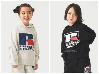 日本童裝 B:MING by BEAMS【別注版】RUSSELL ATHLETIC 連帽衛衣 110-150cm 男童款/女童款 秋冬季 TOPS