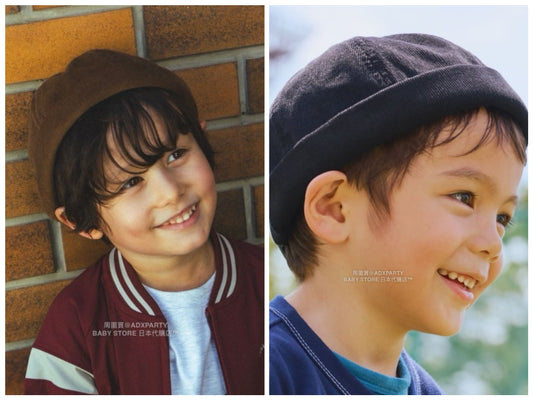 日本直送 BEAMS mini 燈芯絨卷帽 53-55cm 帽系列