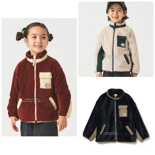 日本童裝 B:MING by BEAMS 抓毛山系外套 90-150cm 男童款/女童款 秋冬季 (適合初秋、香港平均溫度、寒冷天氣）OUTERWEAR