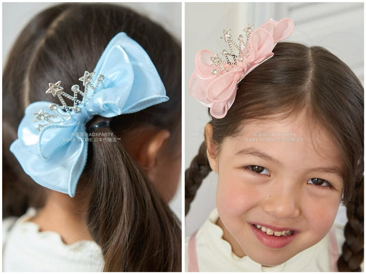 日本直送 Lycee mine 大絲帶皇冠髮夾 手飾/髮飾系列