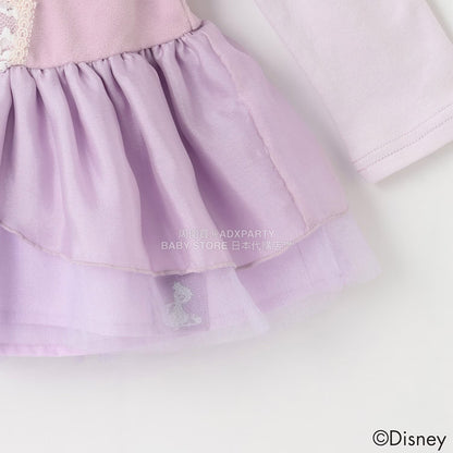 日本童裝 pe#main x Disney 公主上衣 80-130cm 女童款 秋季 TOPS