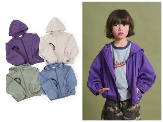日本童裝 b・R# 防UV 薄外套 100-150cm 男童款 夏季 OUTERWEAR