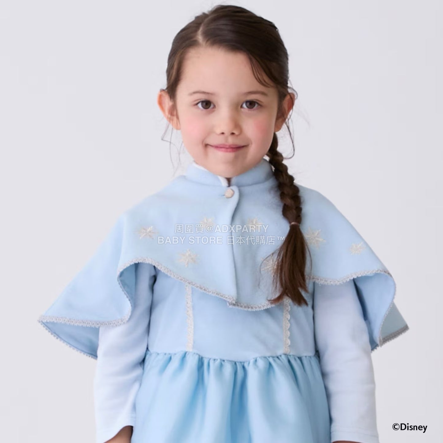 日本童裝 pe#main x Disney 公主小披肩 80-130cm 女童款 秋季 OUTERWEAR
