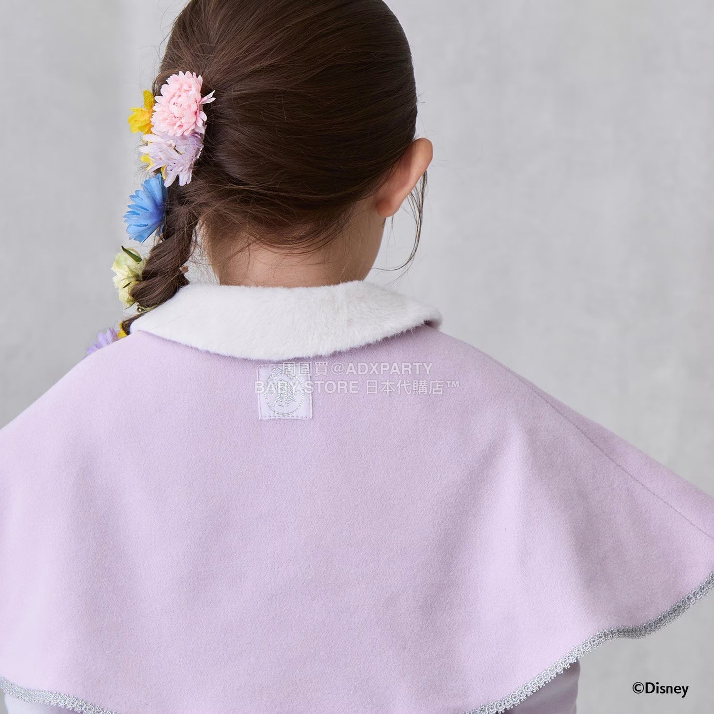 日本童裝 pe#main x Disney 公主小披肩 80-130cm 女童款 秋季 OUTERWEAR