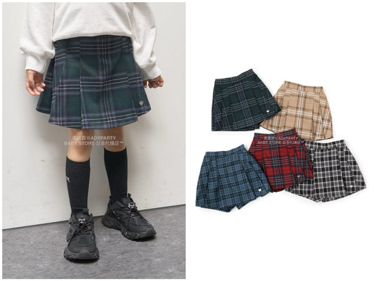 日本童裝 Ly# mine 百褶裙褲 100-150cm 女童款 冬季 PANTS