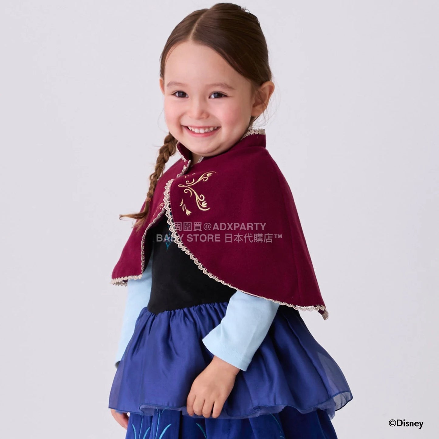 日本童裝 pe#main x Disney 公主小披肩 80-130cm 女童款 秋季 OUTERWEAR