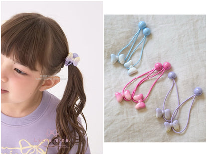 日本直送 Lycee mine 漸層蝴蝶結髮圈兩件裝 手飾/髮飾系列