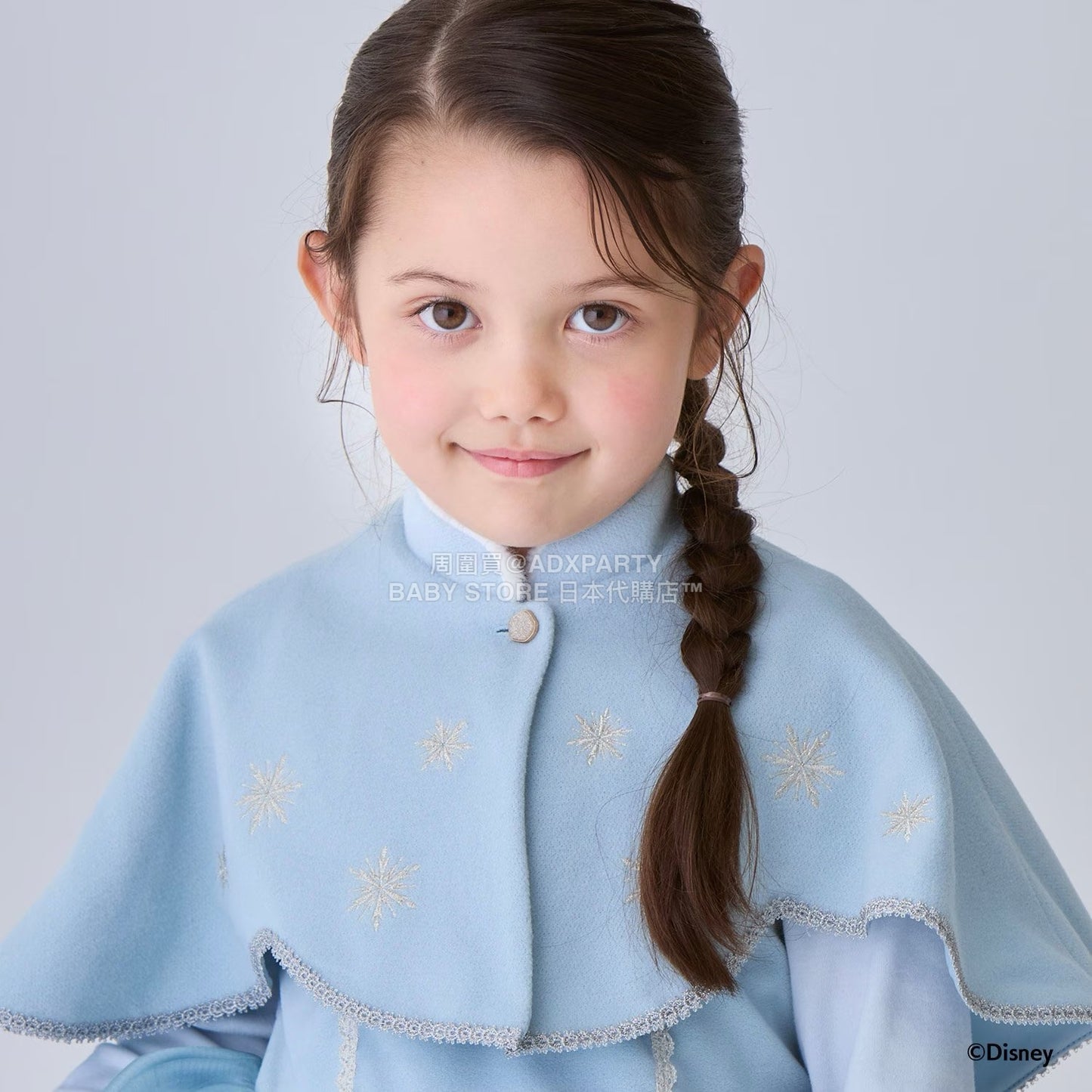 日本童裝 pe#main x Disney 公主小披肩 80-130cm 女童款 秋季 OUTERWEAR