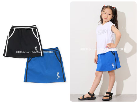 Japanese children's clothing X-girl Stages casual short skirt 90-140cm girls summer SKIRTS 