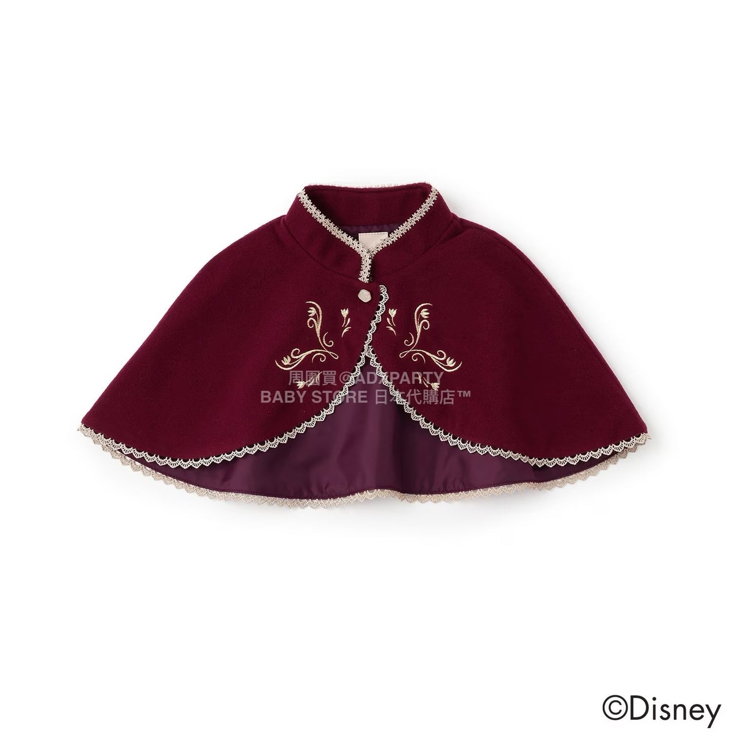 日本童裝 pe#main x Disney 公主小披肩 80-130cm 女童款 秋季 OUTERWEAR