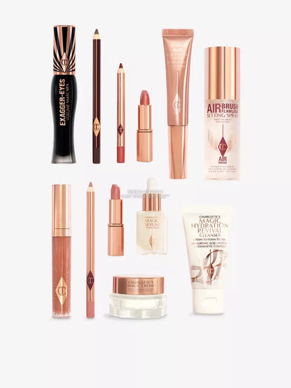 英美直送 CHARLOTTE TILBURY Charlotte's Beauty Treasure Chest 12-Door Beauty Worth £264 聖誕倒數日曆 大人款 聖誕快樂特輯 聖誕倒數日曆 滿$900可加$25免運 Christmas Advent Calendars 2025