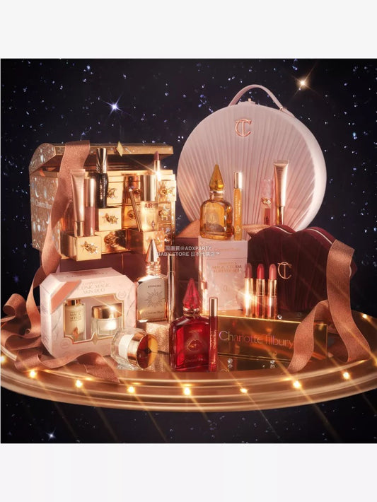 英美直送 CHARLOTTE TILBURY Charlotte's Beauty Treasure Chest 12-Door Beauty Worth £264 聖誕倒數日曆 大人款 聖誕快樂特輯 聖誕倒數日曆 滿$900可加$25免運 Christmas Advent Calendars 2025