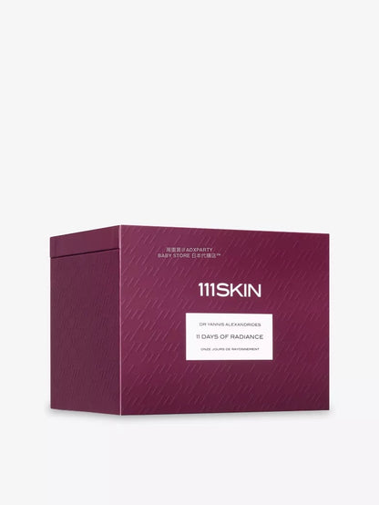 英美直送 111SKIN 11 Days Of Radiance Worth £662聖誕倒數日曆 大人款 聖誕快樂特輯 聖誕倒數日曆 滿$900可加$25免運 Christmas Advent Calendars 2025