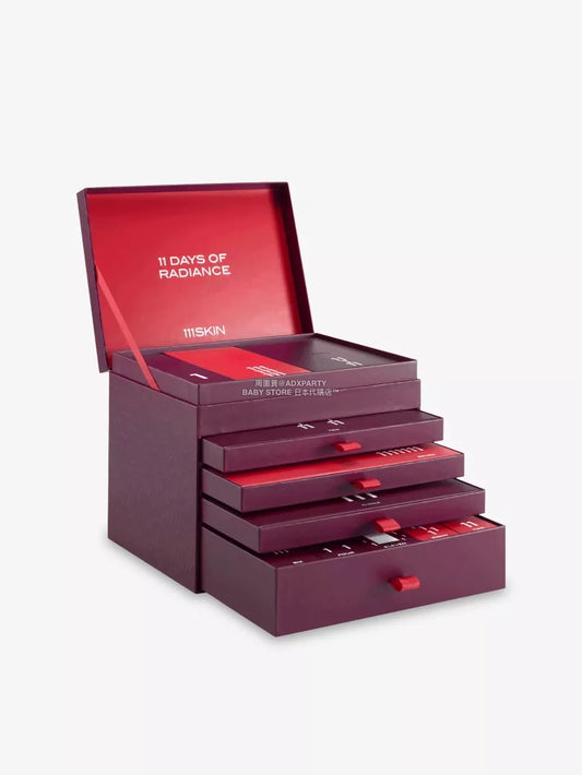 英美直送 111SKIN 11 Days Of Radiance Worth £662聖誕倒數日曆 大人款 聖誕快樂特輯 聖誕倒數日曆 滿$900可加$25免運 Christmas Advent Calendars 2025