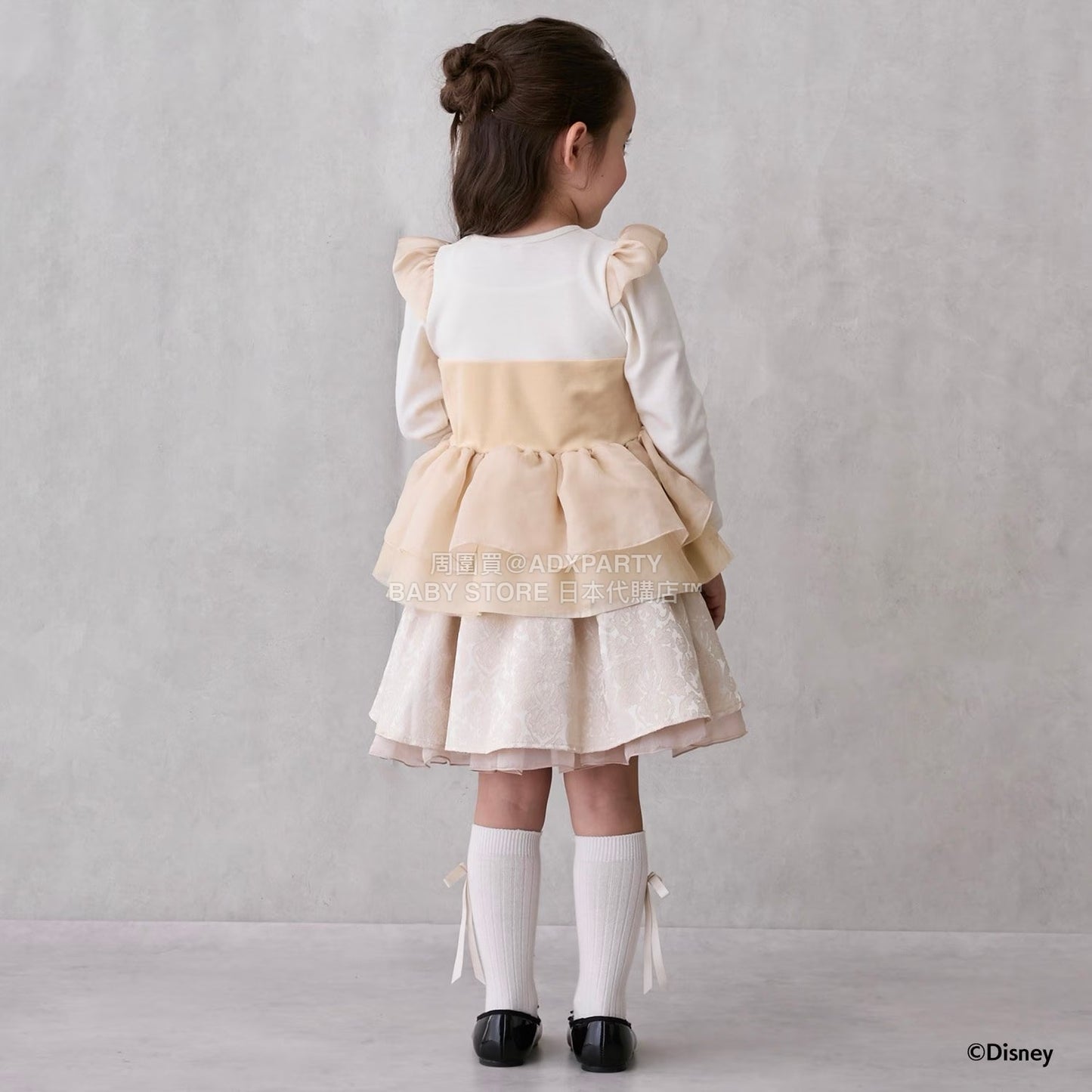日本童裝 pe#main x Disney 公主短裙 80-130cm 女童款 秋季 SKIRTS