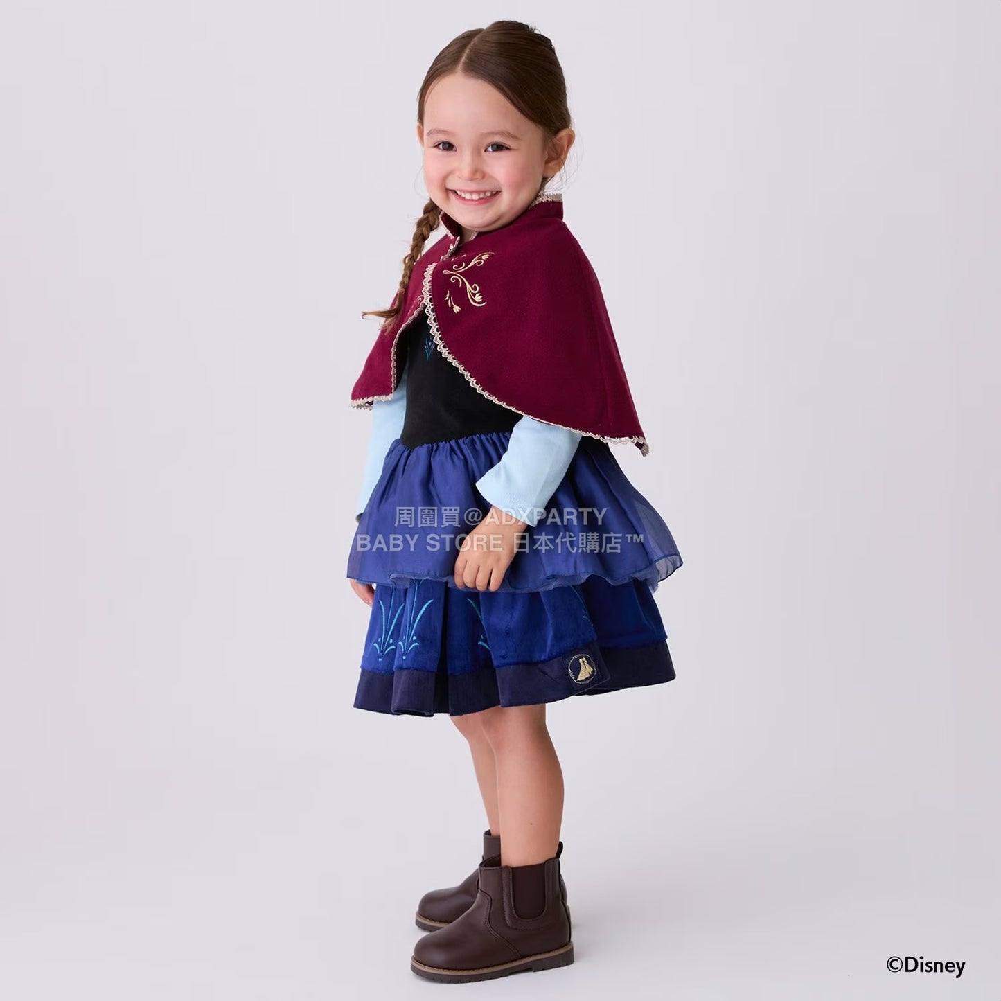 日本童裝 pe#main x Disney 公主短裙 80-130cm 女童款 秋季 SKIRTS
