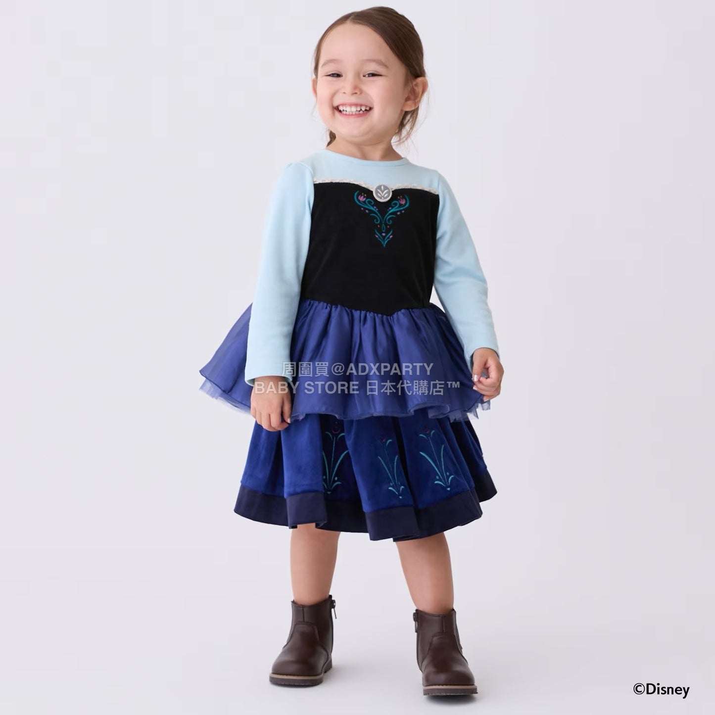日本童裝 pe#main x Disney 公主短裙 80-130cm 女童款 秋季 SKIRTS