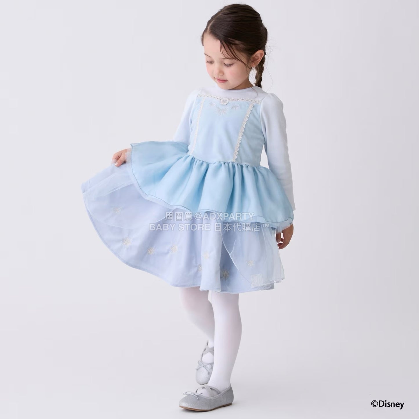 日本童裝 pe#main x Disney 公主短裙 80-130cm 女童款 秋季 SKIRTS