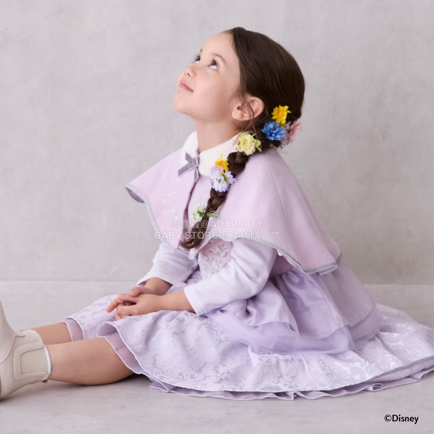 日本童裝 pe#main x Disney 公主短裙 80-130cm 女童款 秋季 SKIRTS