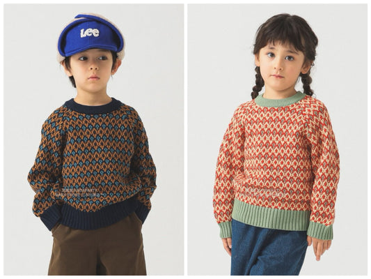 日本童裝 B:MING by BEAMS 編織針織毛衣 90-140cm 男童款/女童款 秋冬季 TOPS