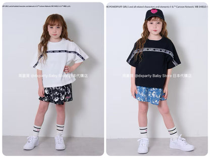 Japanese children's clothing X-girl Stages x Flying Girls printed skirt pants 90-140cm girls summer PANTS 