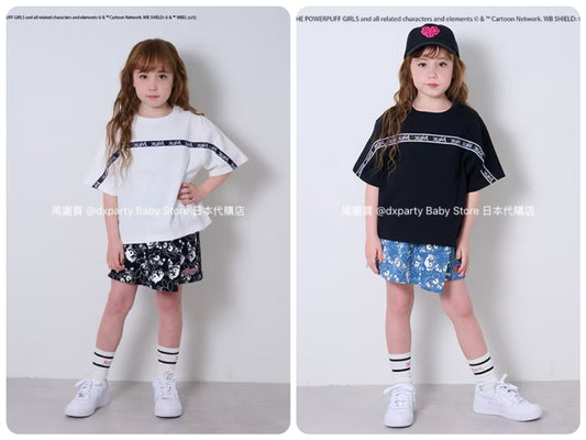 Japanese children's clothing X-girl Stages x Flying Girls printed skirt pants 90-140cm girls summer PANTS 
