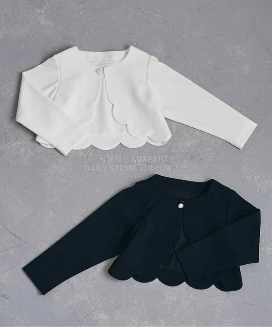 日本童裝 apres les cours 短款禮服外套 100-130cm 女童款 春季 TOPS 面試/宴會/表演