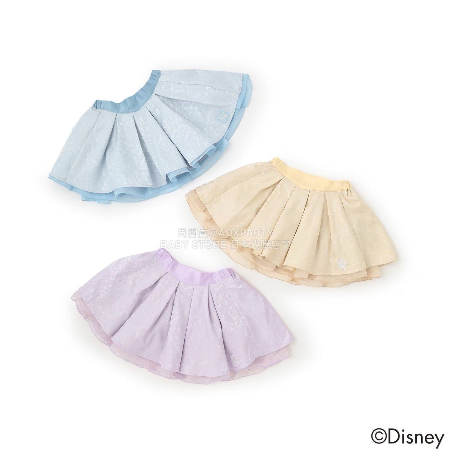 日本童裝 pe#main x Disney 公主短裙 80-130cm 女童款 秋季 SKIRTS