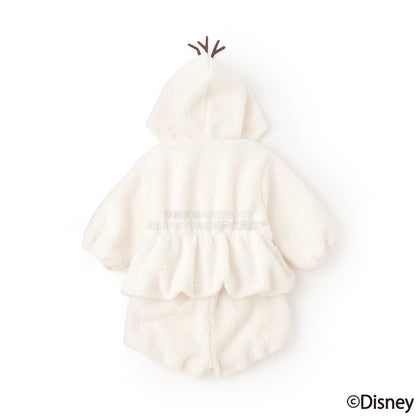 日本童裝 pe#main x Disney Olaf毛毛兩件套裝 80-130cm 男童款 秋季 TOPS PANTS