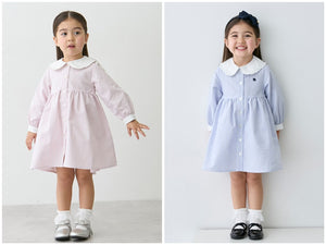 日本童裝 pe#main x POLO 襯衫連身裙 80-130cm 女童款 春季 DRESSES 面試/宴會/表演