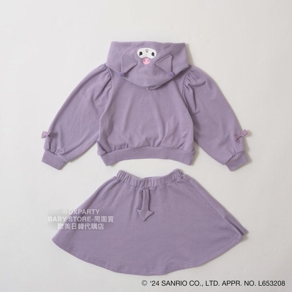 日本童裝 Ly# mine x Sanrio 衛衣短裙套裝 100-140cm 女童款 秋季 TOPS SKIRTS