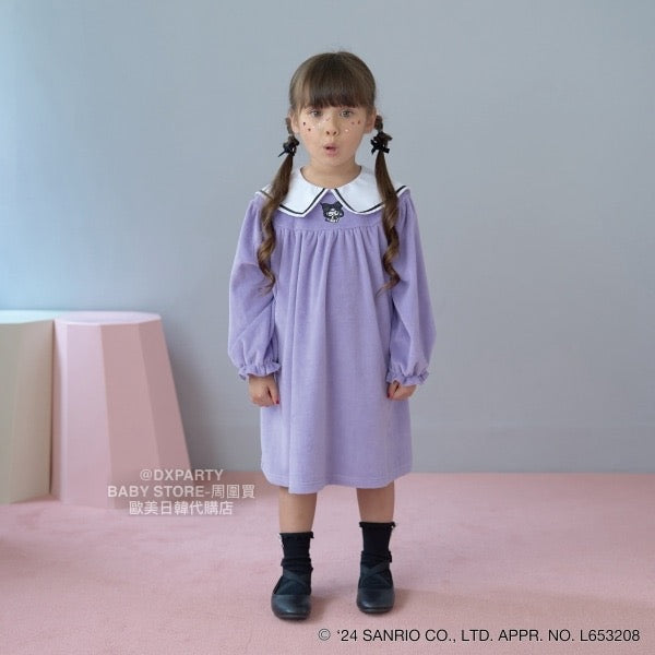 日本童裝 Ly# mine x Sanrio 學院風連身裙 100-140cm 女童款 秋季 DRESSES