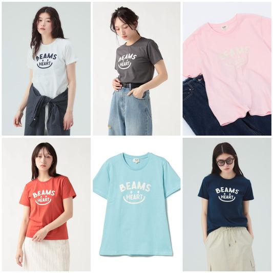 日本童裝 BE#AMS HEART 微笑LOGO上衣 M-L 親子裝 大人款 夏季 TOPS