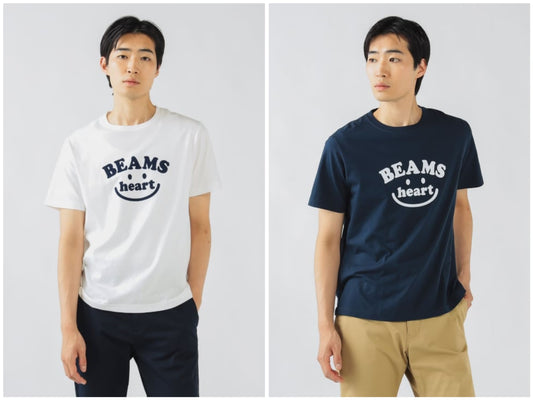 日本童裝 BE#AMS HEART 微笑LOGO上衣 S-XL 親子裝 大人款 夏季 TOPS
