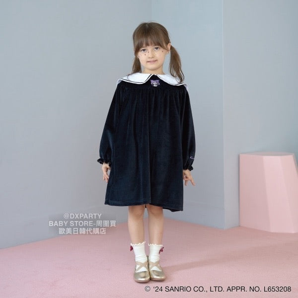 日本童裝 Ly# mine x Sanrio 學院風連身裙 100-140cm 女童款 秋季 DRESSES