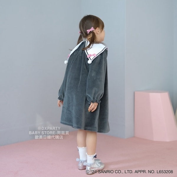 日本童裝 Ly# mine x Sanrio 學院風連身裙 100-140cm 女童款 秋季 DRESSES