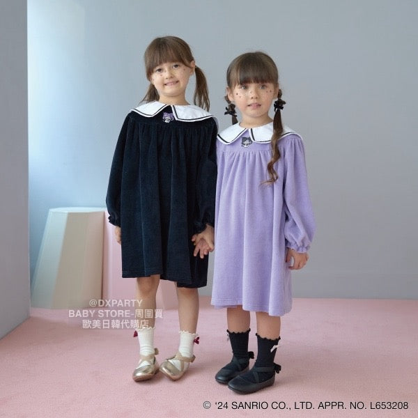 日本童裝 Ly# mine x Sanrio 學院風連身裙 100-140cm 女童款 秋季 DRESSES