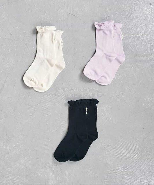 日本直送 apres les cours  襪一對 10-21cm 襪系列 面試/宴會/表演