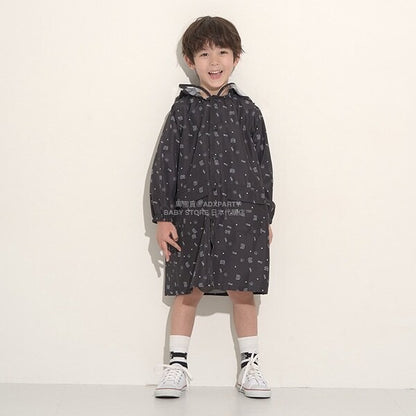 日本直送 b・ROOM 雨衣 100-130cm 下雨天系列