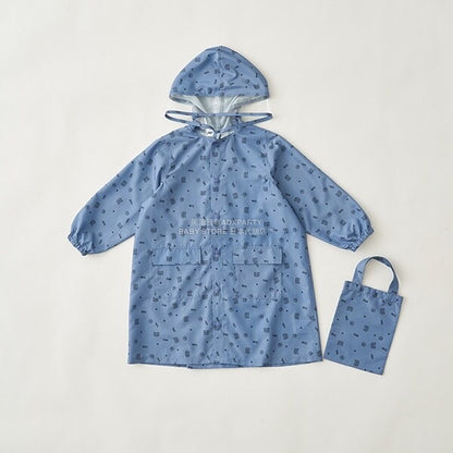 日本直送 b・ROOM 雨衣 100-130cm 下雨天系列