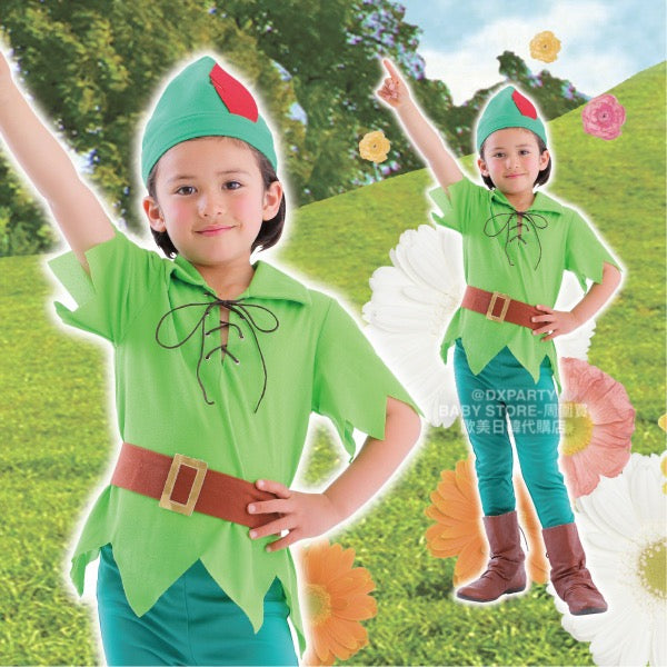 日本直送 小飛俠 100/140cm 男童款 萬聖節 Cosplay服裝 Halloween攪鬼特輯 AAA