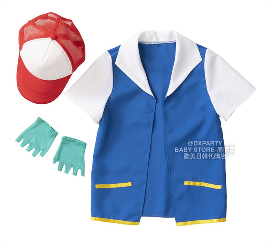 Japanese direct delivery Xiaozhi 100-140cm boy's Halloween Cosplay costume Halloween Ghost Special AAA 