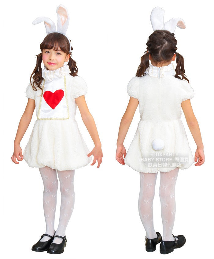 日本直送 兔仔 120-140cm 女童款 萬聖節 Cosplay服裝 Halloween攪鬼特輯 AAA