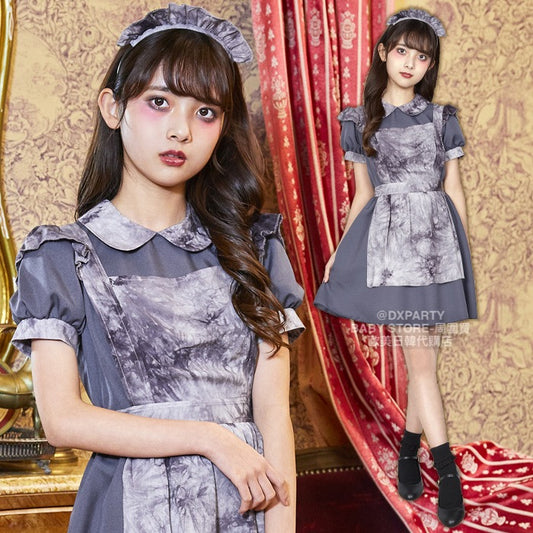 日本直送 幽靈 145-155cm 女童款 萬聖節 Cosplay服裝 Halloween攪鬼特輯 AAA