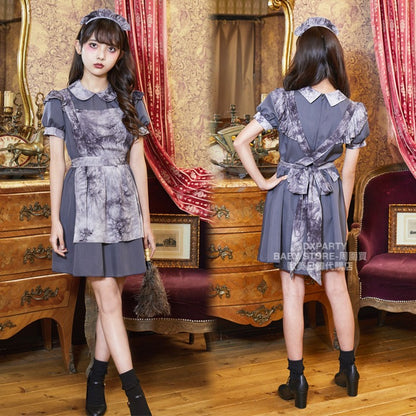 日本直送 幽靈 145-155cm 女童款 萬聖節 Cosplay服裝 Halloween攪鬼特輯 AAA