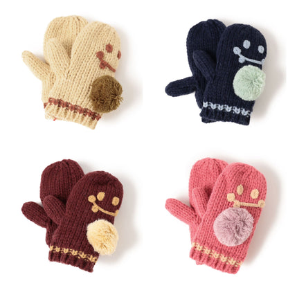 日本直送 BEAMS mini 夾針織手套 Free Size 手套系列