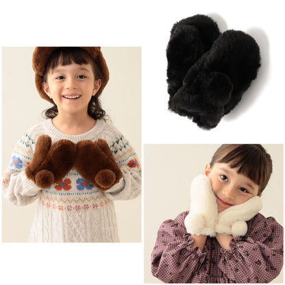 日本直送 BEAMS mini 毛毛手套 Free Size 手套系列