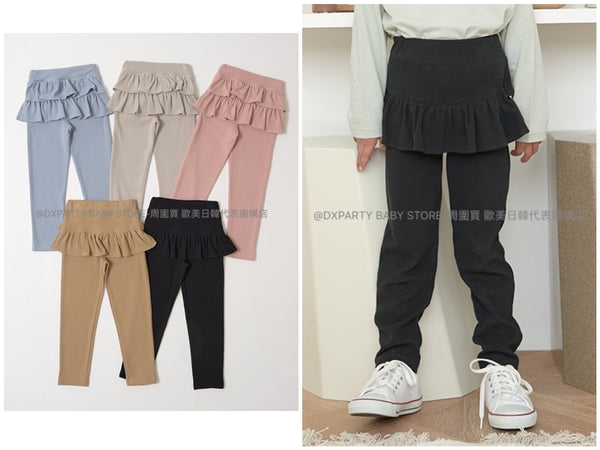 日本童裝 Ly# mine 裙邊長褲 100-140cm 女童款 夏季 PANTS